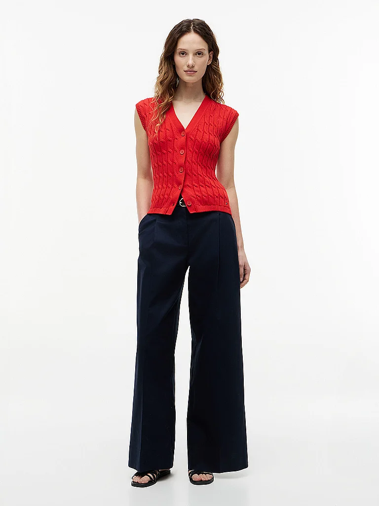 TOMMY HILFIGER Gilet  rot | S